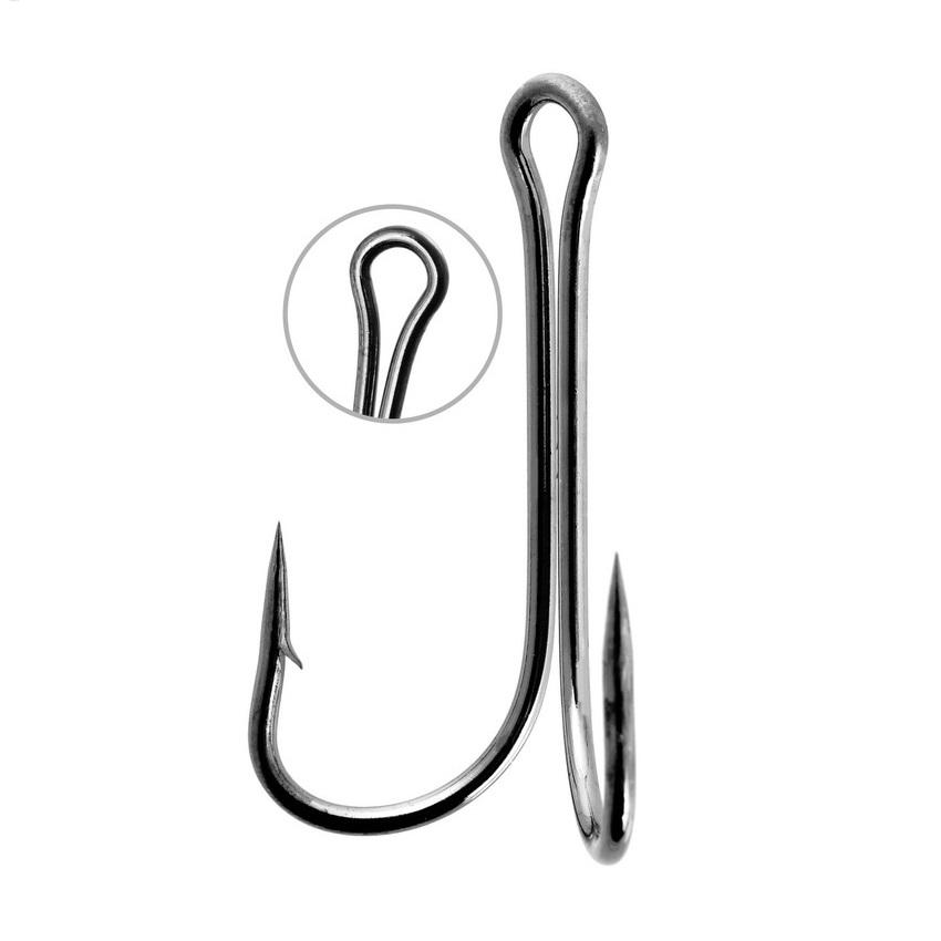 Barbed Fish Hooks 10 Pack High - Fishing Hook Treble review and price
