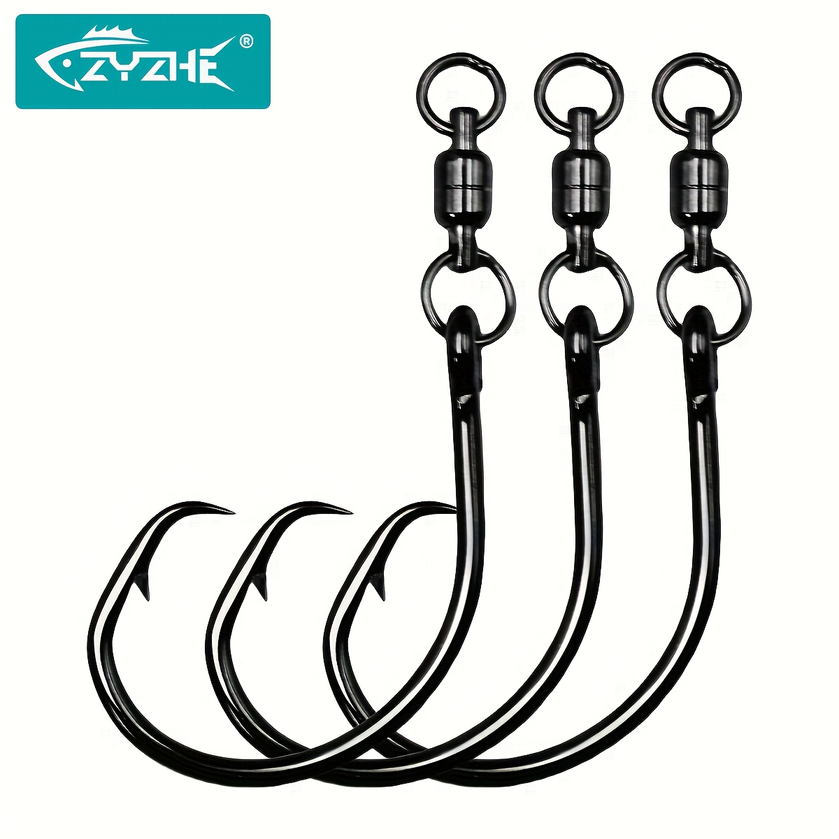 ZYZHE 3/6/9pcs Circle Hooks Wi - Fishing Hook Circle review and price